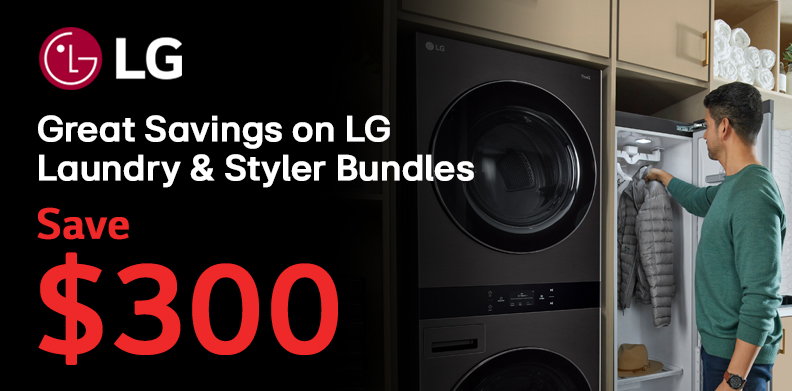 LG GREAT SAVINGS ON LG LAUNDRY & STYLER BUNDLES